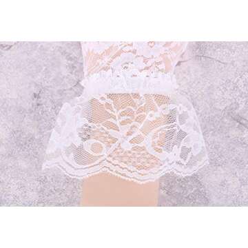 Simplicity Lace Wedding Gloves for Formal Events