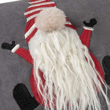 JWH Christmas Gnome Throw Pillow Cover Holiday Cushion