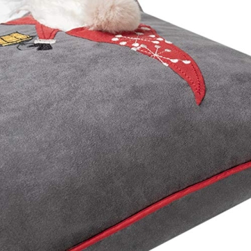 JWH Christmas Gnome Throw Pillow Cover Holiday Cushion