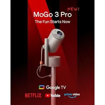 XGIMI MoGo 3 Pro & XGIMI MoGo 3 Pro Outdoor Projector with PowerBase Stand