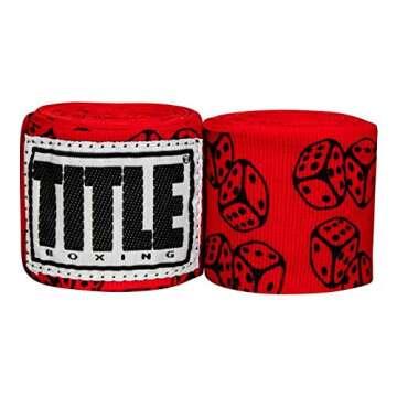 Title Boxing Print Mexican Style 180" Handwraps, Dice