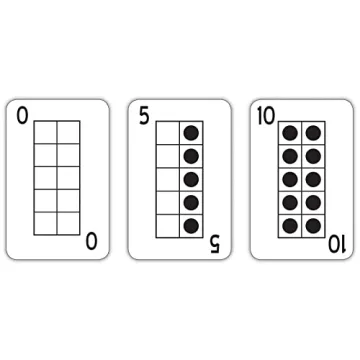 Learning Advantage 44 Ten Frame Cards for Early Math Fun
