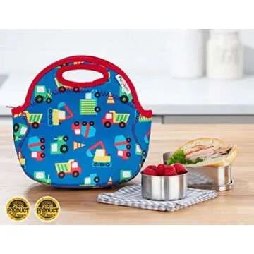 Funkins Insulated Lunch Bag for Kids - Stylish & Washable