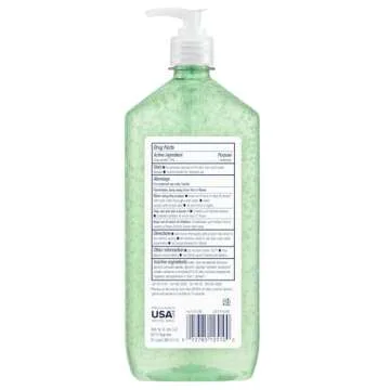 Germ-X Advanced Hand Sanitizer with Aloe - 1 Liter Bottle for Gentle Sanitization