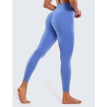 CRZ YOGA Butterluxe High Waisted Lounge Legging 25" - Buttery Soft Workout Yoga Pants for Women Wild Indigo Medium