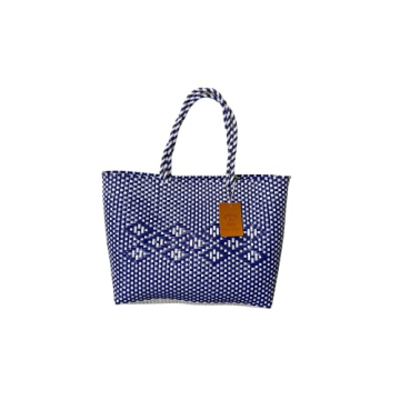 Dallas Hill Designs Handwoven Super Tote Bag – Stylish, Spacious, Eco-Friendly Beach and Travel Ha...