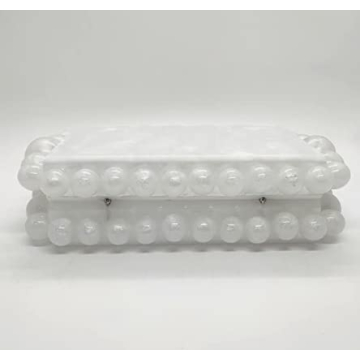 KWRNIAE White Marble Evening Clutch Bag for Stylish Women