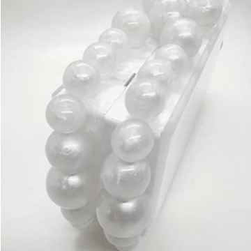 KWRNIAE White Marble Evening Clutch Bag for Stylish Women