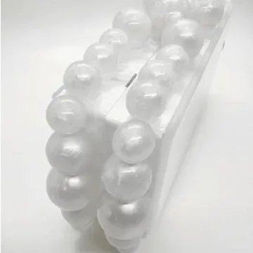 KWRNIAE White Marble Evening Clutch Bag for Stylish Women