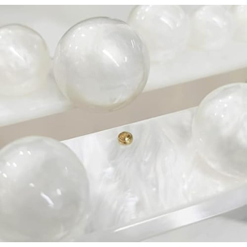 KWRNIAE White Marble Evening Clutch Bag for Stylish Women