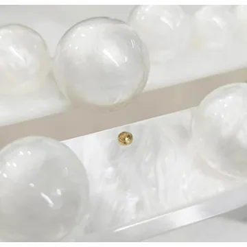 KWRNIAE White Marble Evening Clutch Bag for Stylish Women