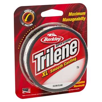 Berkley Trilene® XL®, Clear, 6lb | 2.7kg, 330yd | 301m Monofilament Fishing Line, Suitable for Freshwater Environments