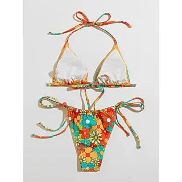Stylish SOLY HUX Floral Print Bikini Set for Summer Fun