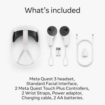 Meta Quest 3 128GB VR Headset - Immersive Gaming
