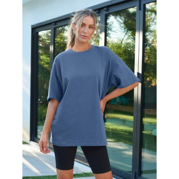 Trendy Queen Women's Fashion Workout T-Shirts in Plus Sizes