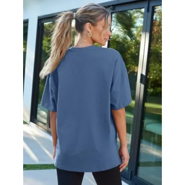 Trendy Queen Women's Fashion Workout T-Shirts in Plus Sizes