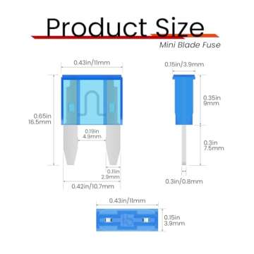 Buy 15 Amp Mini Car Fuses - Durable & Safe Automotive Fuses