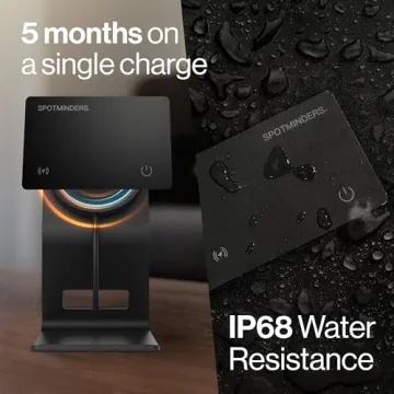 SPOTMINDERS Wallet Tracker - Slim, Waterproof, Rechargeable