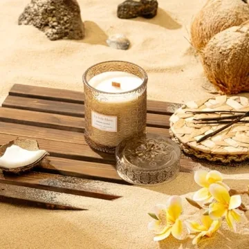 LA JOLIE MUSE Vanilla Coconut Scented Candle 90 Hours