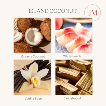 LA JOLIE MUSE Vanilla Coconut Scented Candle 90 Hours