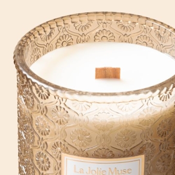 LA JOLIE MUSE Vanilla Coconut Scented Candle 90 Hours