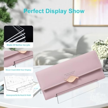 Boloyo Acrylic Display Stand with Sign Plate for Collectibles