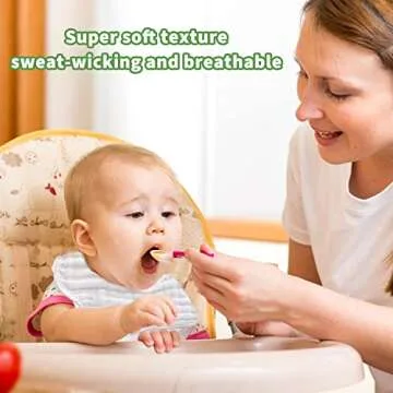 Soft Organic Muslin Baby Bibs - Stylish & Adjustable