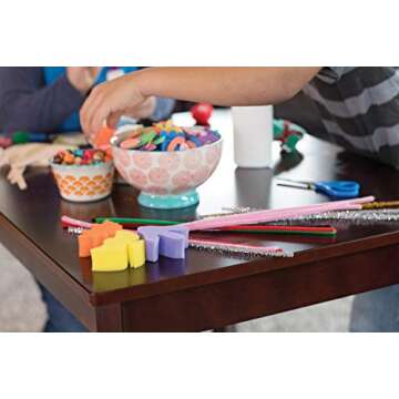 Creativity Street Chenille Stems 100-Piece Red 12 Inch Pipe Cleaners