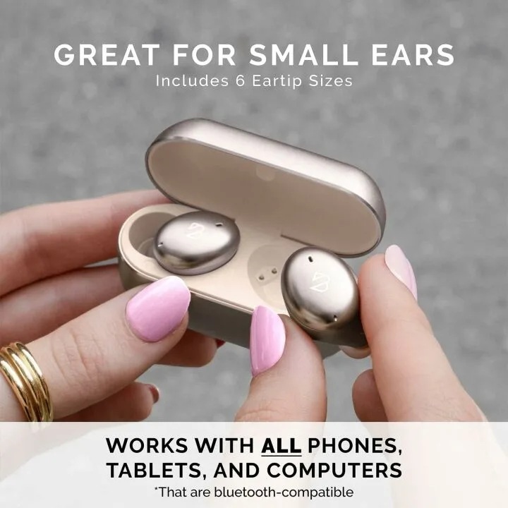 Wireless Earbuds for Small Ears – Loud Bass & Comfort
