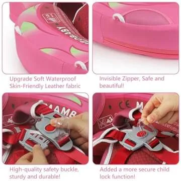 Mambobaby Dragon Fruit Baby Swim Float with Canopy