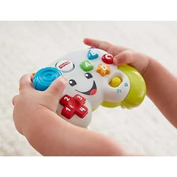 Fisher-Price - Controller Laugh and Learn, Teaches Shapes and Colors, Toy for Children 6+ Months, 3, FWG15