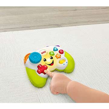 Fisher-Price - Controller Laugh and Learn, Teaches Shapes and Colors, Toy for Children 6+ Months, 3, FWG15
