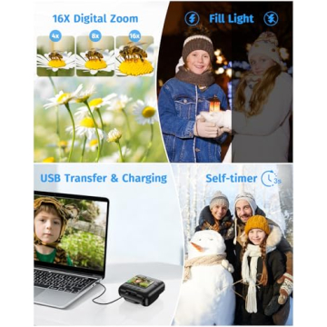 Dual-Lens Kids Instant Camera - Perfect Gift for Ages 4-12