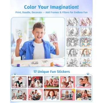 Dual-Lens Kids Instant Camera - Perfect Gift for Ages 4-12