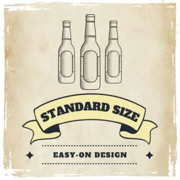 TahoeBay Beer Bottle Sleeves - Easy Zipper Bottom - Neoprene Insulated Cooler Covers Fit Standard 12oz Long Neck Bottles Enclosed Bottom (Multicolor, 4-Pack)