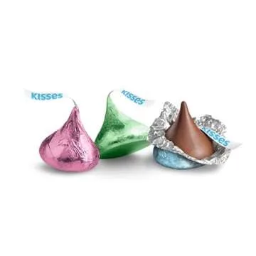 HERSHEY'S KISSES Milk Chocolate, Easter Candy Bag, 10.1 oz
