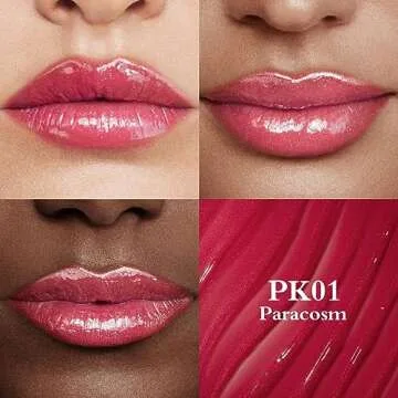 FOCALLURE Shimmer Lipstick,Moisturizing Plumping Lip Gloss,Shimmery Glossy Finish,Hydrating,Long Las...