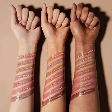 FOCALLURE Shimmer Lipstick,Moisturizing Plumping Lip Gloss,Shimmery Glossy Finish,Hydrating,Long Lasting,Non-Stick Cup Lip Makeup,High Shine for Plumper Looking Lips,Paracosm