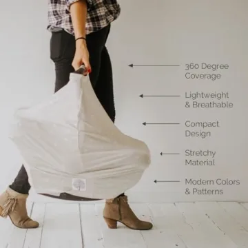 Parker Baby 4-in-1 Car Seat Cover - Stylish and Versatile