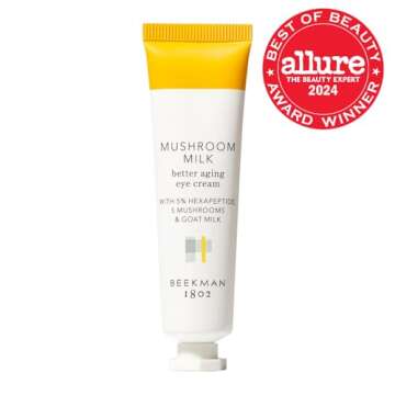 Beekman 1802 Mushroom Goat Milk Eye Cream - Anti-Aging Treatment for Dark Circles