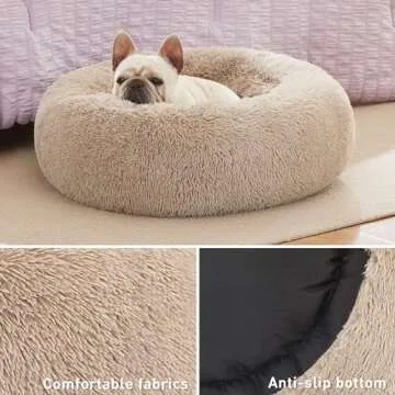 Love's Cabin Calming Dog & Cat Bed for Small Pets