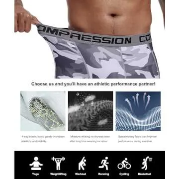 Holure Men's Sport Compression Shorts - Ultimate Comfort Gear