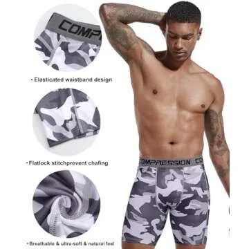 Holure Men's Sport Compression Shorts - Ultimate Comfort Gear