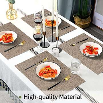 Stylish Washable Placemats for Every Dining Occasion