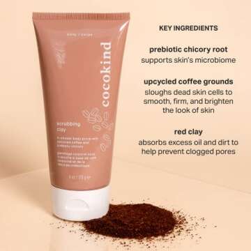 Cocokind Scrubbing Clay Exfoliating Body Scrub for Glowy Skin