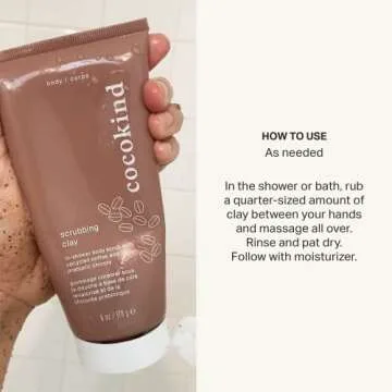 Cocokind Scrubbing Clay Exfoliating Body Scrub for Glowy Skin
