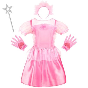 LIMIROLER Princess Dress Up Clothes for Girls Aged 3-6