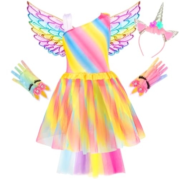 LIMIROLER Princess Dress Up Clothes for Girls Aged 3-6