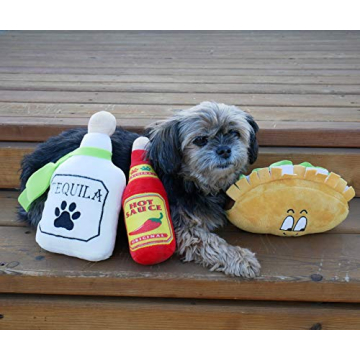 Baja Ponchos Fiesta Dog Chew Toys - Fun Plush Set