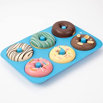 Aichoof Silicone Donut Mold Set for Easy Baking